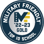 Military Friendly top ten gold badge
